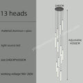 DecorBites™ LED Staircase Chandelier for Home Hotel Hall Lighting