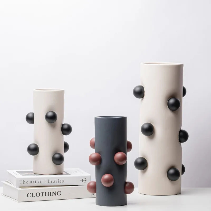DecorBites™ Geometric Ball Vase: Creative Resin Terrarium Pot for Home Decor or Floral Arrangements