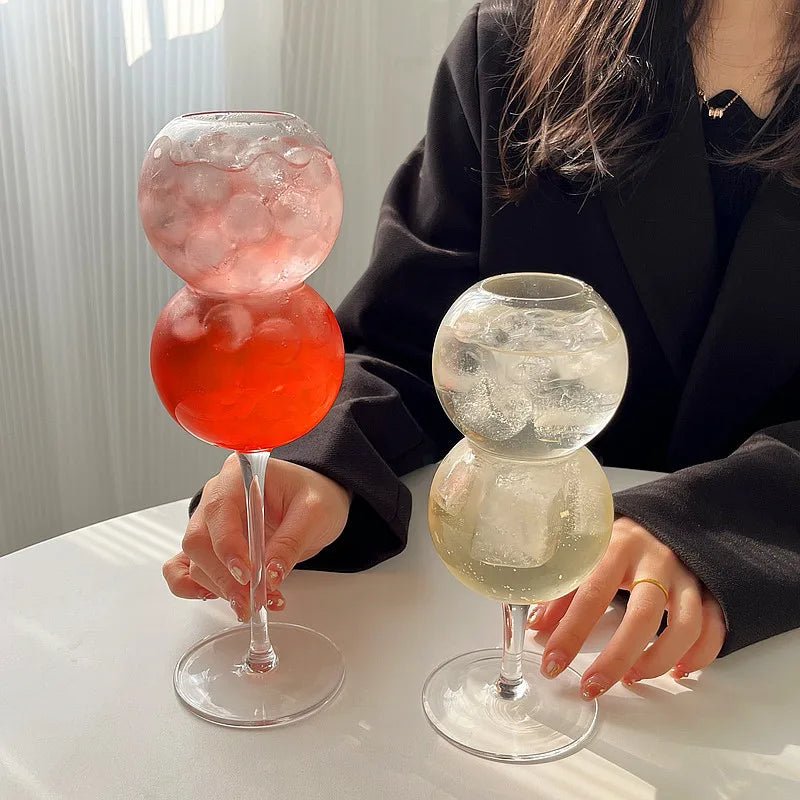 DecorBites™ Bubble Ball Glasses Drinkware for Bar and Restaurant