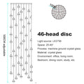 DecorBites™ Crystal Ball LED Chandelier for Modern Living Room & Bedroom décor