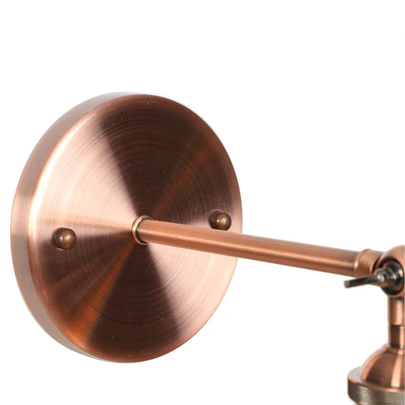DecorBites™ Industrial Loft LED Wall Light for Bedroom, Bathroom, Stairs - Plug In Iron Lamp