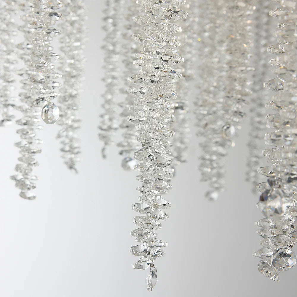 DecorBites™ Branch Crystal LED Ceiling Chandelier in Gold/Black for Dining Room Lobby