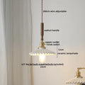 DecorBites™ Copper Ceramic LED Pendant Light with Knob Switch - 4w Bulb & Lamparas Colgante
