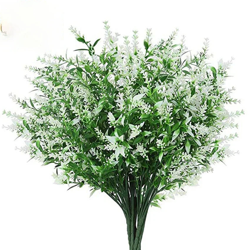 DecorBites™ Lavender Grass Plastic Flowers for Home Décor & DIY Photography