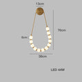 DecorBites™ Black Gold LED Her Necklace Wall Lamp Sconce for Bedroom & Corridor