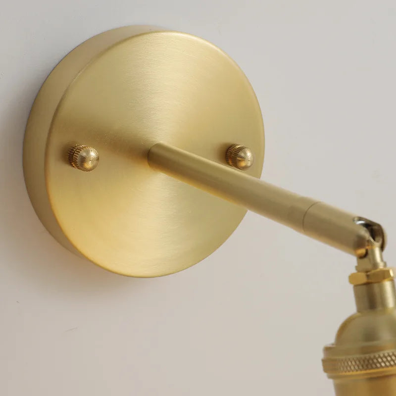 DecorBites™ Ceramic LED Wall Lamp Pull Chain Bedroom Bathroom Mirror Light