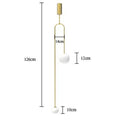 DecorBites™ Glass Ball Brass Pendant Lights LED for Restaurant and Bedroom Lighting