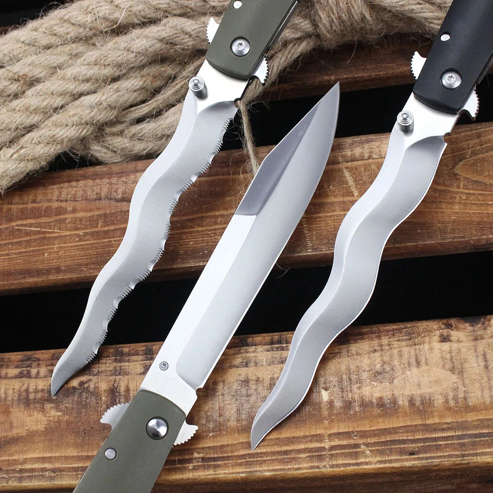 Folding Knife TI LITE Flipper Knife S35VN Blade Outdoor Professional Military Tactical Hunting Survival Self defense Knives Tool
