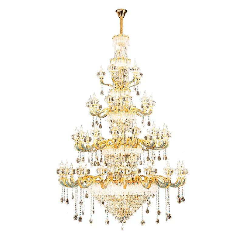 DecorBites™ Crystal Candle Chandelier for Luxury Living Room, Bedroom, and Dining Room