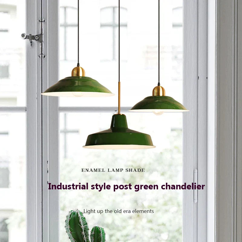 DecorBites™ Iron Industrial Chandeliers, Nordic Pendant Light for Home, Retro Loft Hanging Lamps