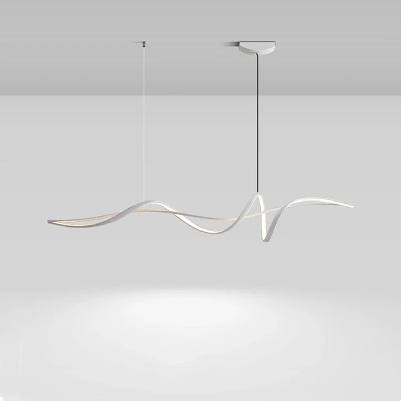 DecorBites™ Aluminum LED Chandelier: Modern Dining Island Light for Stylish Indoor Decoration