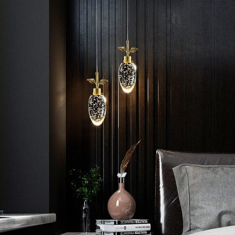 DecorBites™ Crystal Chandelier: Modern Luxury LED Lighting for Home, Restaurant, Bedroom - Nordic Style
