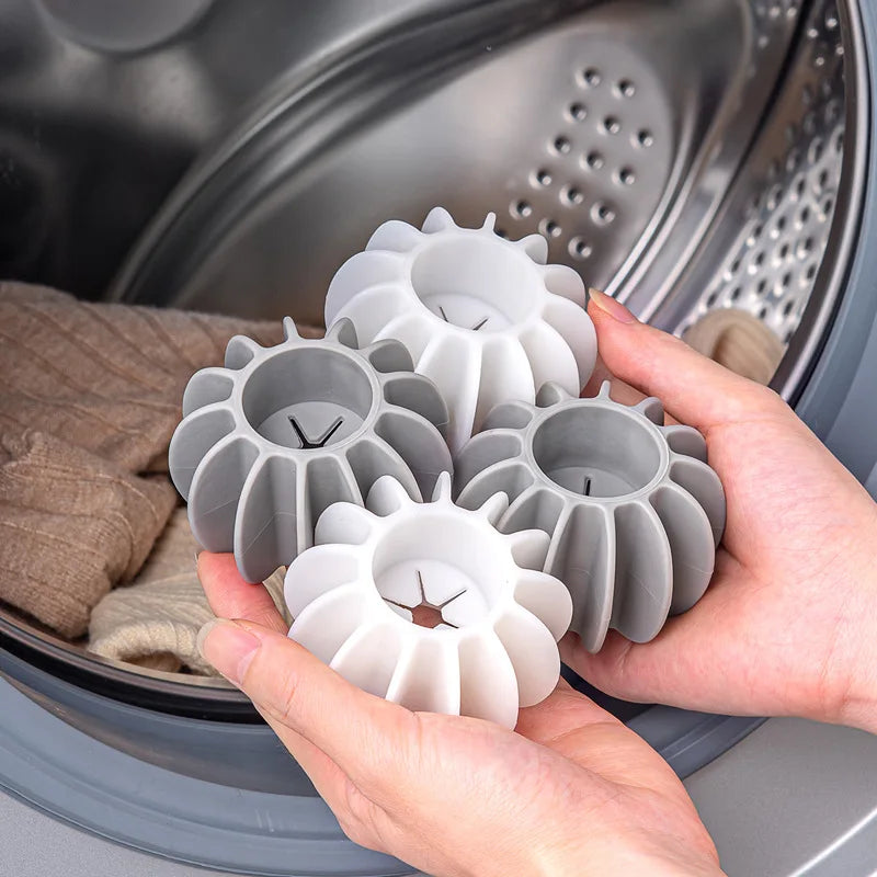 DecorBites™ Eco-Friendly Laundry Washing Ball for Clothes, Hair, Decontamination, Anti-Winding, 10-Piece Set