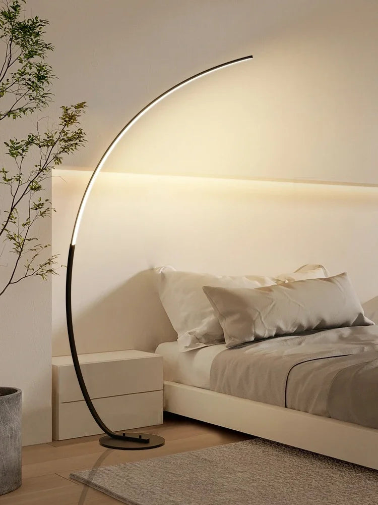 DecorBites™ Arc RGB LED Corner Floor Lamp for Dining Living Room Decor