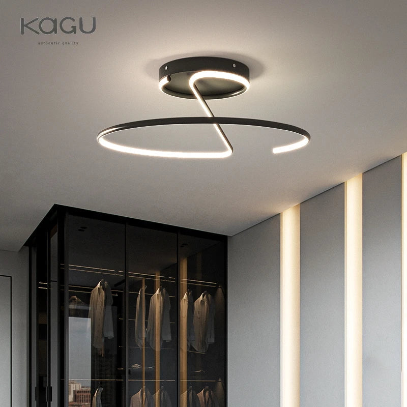 DecorBites™ LED Chandelier Chrome Lamp Fixture for Living Room, Kitchen & Home Decor