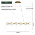 DecorBites™ Crystal Chandelier for Living and Dining Room High-End Elegant Bedroom Lighting
