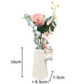 DecorBites™ Lovely Rabbit Ceramic Vase Pot for Floral Arrangement, Table Decor & Aesthetic Room Appeal