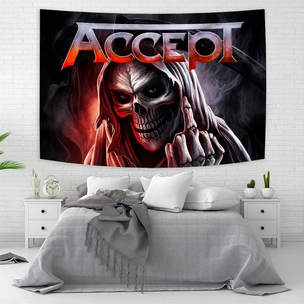 DecorBites™ Band Tapestry Flag Rock Pop Album Cover Art for Interior Decor