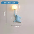 DecorBites™ Bear Night Light: Nordic Cartoon Moon Lamp for Kids Room Decor