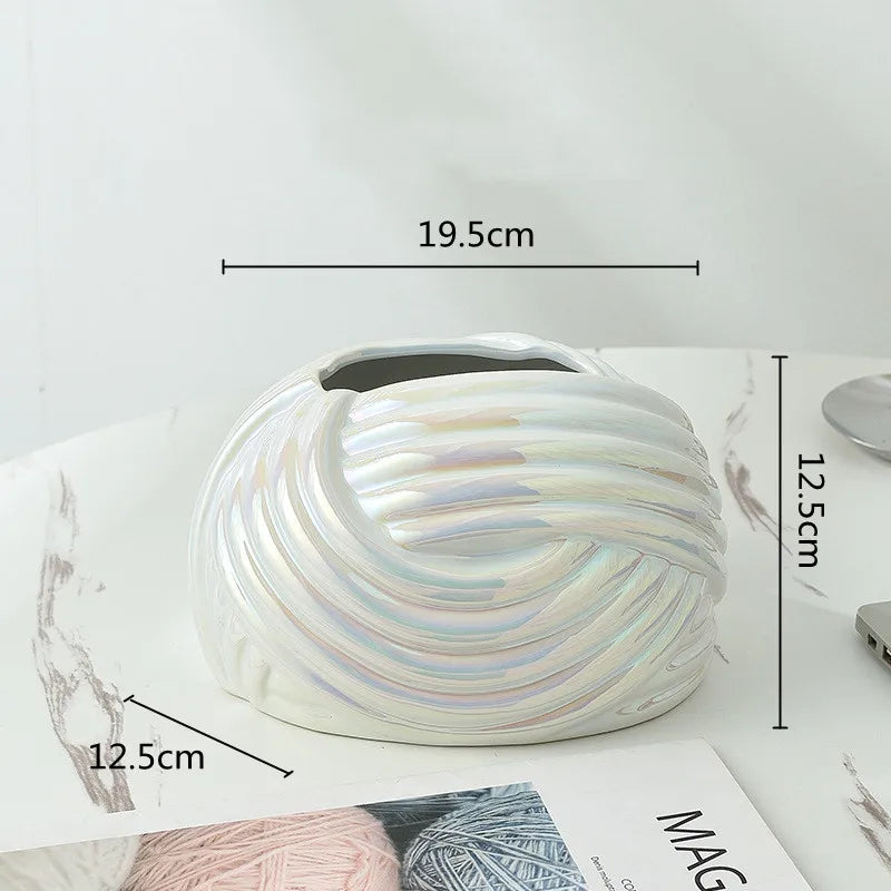 DecorBites™ Ceramic Desktop Storage Paper Towel Holder & Tissue Box Organizer