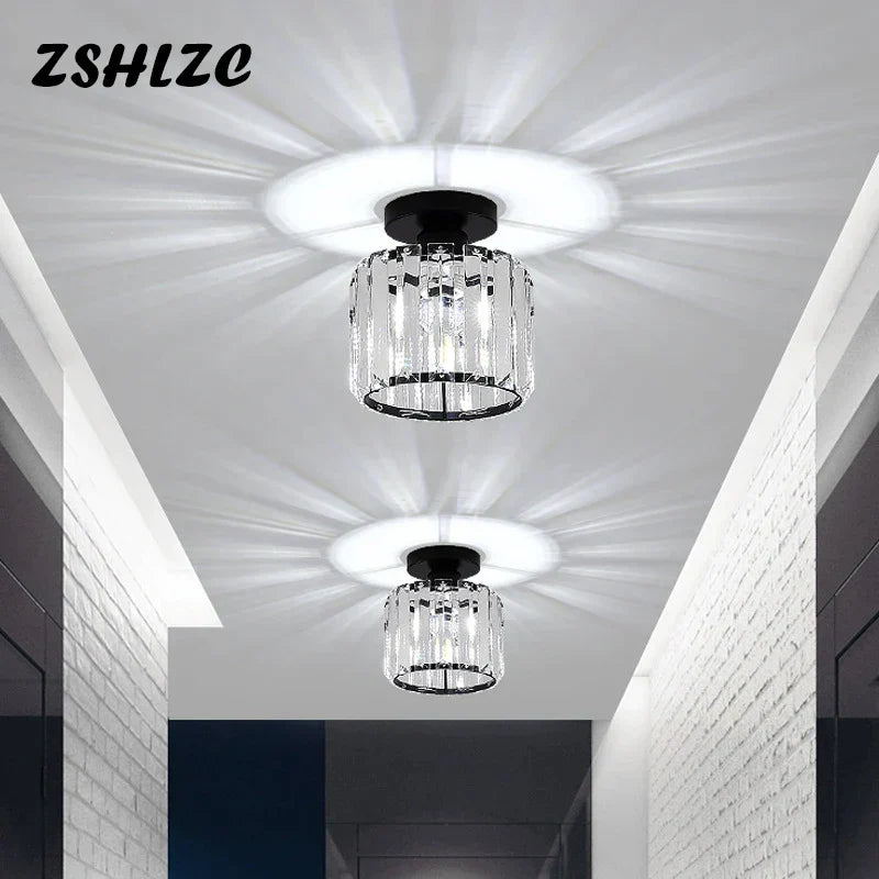 DecorBites™ Crystal LED Ceiling Light Modern Home Decor Fixture for Living Room Kitchen Hallway