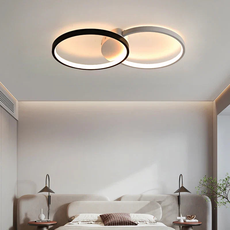 DecorBites™ LED Rectangular Chandelier Art Ceiling Light for Living Room Bedroom