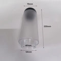 DecorBites™ Black Silver Landscape Bollard Path Light for Garden Decoration