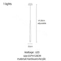 DecorBites™ Conical LED Nordic Chandelier: Modern Designer Interior Decoration Lighting