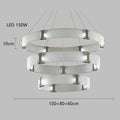 DecorBites™ Gold LED Chandelier for Luxe Living Room Lighting