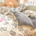 DecorBites™ Cartoon Printed Cotton Duvet Cover for Kids & Teens Beddings