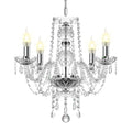 DecorBites™ Crystal Chandelier Pendant Light Cognac Gold LED Luxury Lamp for Dining Living Room