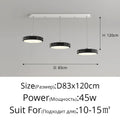 DecorBites™ Circular Modern Chandelier Pendant Light Dimmable Indoor Lamp for Dining & Kitchen Island
