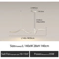DecorBites™ Aluminum Pendant Light Chandelier for Kitchen Dining Room Decoration