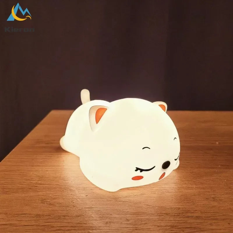 DecorBites™ Cat Silicone LED Night Light with Remote Control