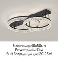 DecorBites™ LED Ring Chandelier with Remote Control - Modern Ceiling Lamp for Home Décor