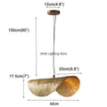 DecorBites™ Lotus Leaf Hat Pendant Lamp: Elegant Copper Design for Living Room, Restaurant, Bar.