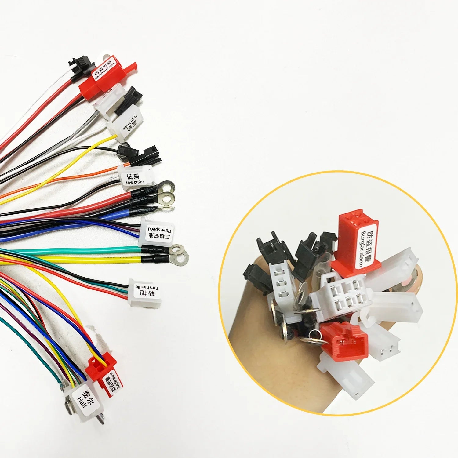 Electric Bike Controller 36V 48V 52V 64V DC Brushless motor 3-Mode sine wave Controller 1000W 1500W 2000W 45A for E-bike scooter