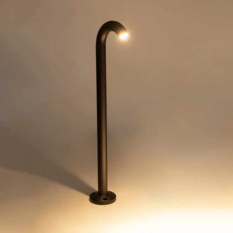 DecorBites™ LED Outdoor Aluminum Pillar Courtyard Garden Bollard Light for Modern Landscape Lighting