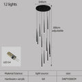 DecorBites™ Conical Chandelier Stair Lamp Modern Simple Villa Restaurant Kitchen Bedroom Bar Lighting