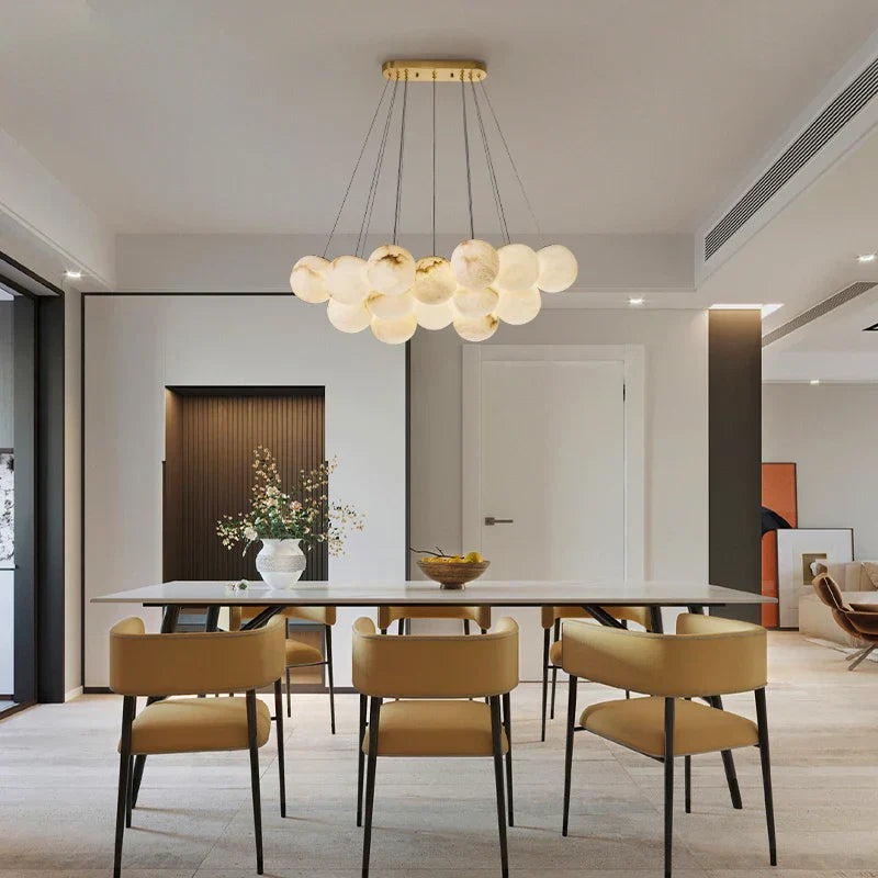 DecorBites™ LED Marble Balls Chandelier for Dinning Room