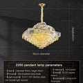 DecorBites™ Crystal Chandelier LED Lighting for Luxury Living Room, Bedroom, Dining Room