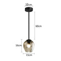 DecorBites™ Black Gold Glass Wall Lamps for Modern Home Decoration Lighting