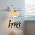 DecorBites™ Ceramic LED Wall Lamps - Minimalist Modern Nordic Design for Living Room, Bedroom, Mirror