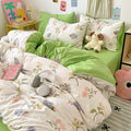 DecorBites™ Cartoon Pattern Cotton Bed Sets Quilt Cover Sheet Pillowcase Bedclothes