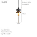DecorBites™ Children's Room Glass Pendant Light Bedrooms Bedside Chandelier Metal Dining Table Lamp