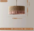 DecorBites™ Boho Fringe Hemp Rope Tassel Pendant Light for Office Bedroom Living Room