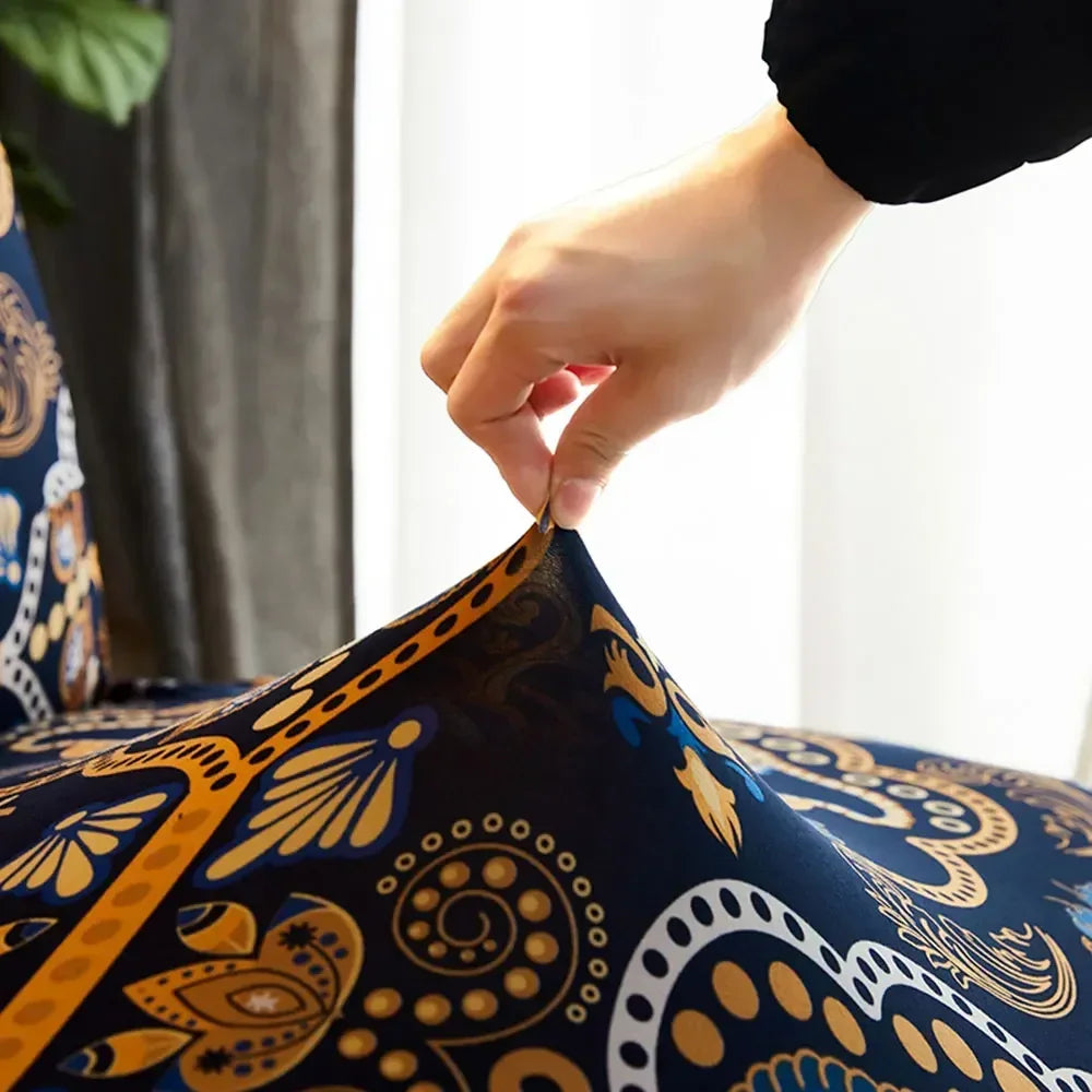 DecorBites™ Bohemian Mandala Futon Sofa Cover - No Armrest Couch Slipcover