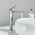 DecorBites™ Black Basin Mixer Faucet for Bathroom Vanity, Deck Mounted Hot and Cold Water Tap