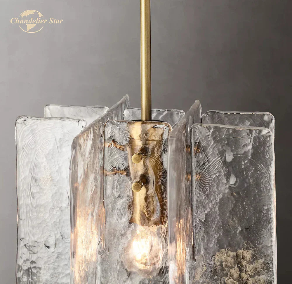 DecorBites™ LED Glass Pendant Light, Modern Small Chandeliers for Bedroom, Dining Room, Kitchen Island