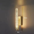 DecorBites™ Crystal LED Wall Sconce: Modern Decorative Lighting for Corridor, Bedroom, and Living Room